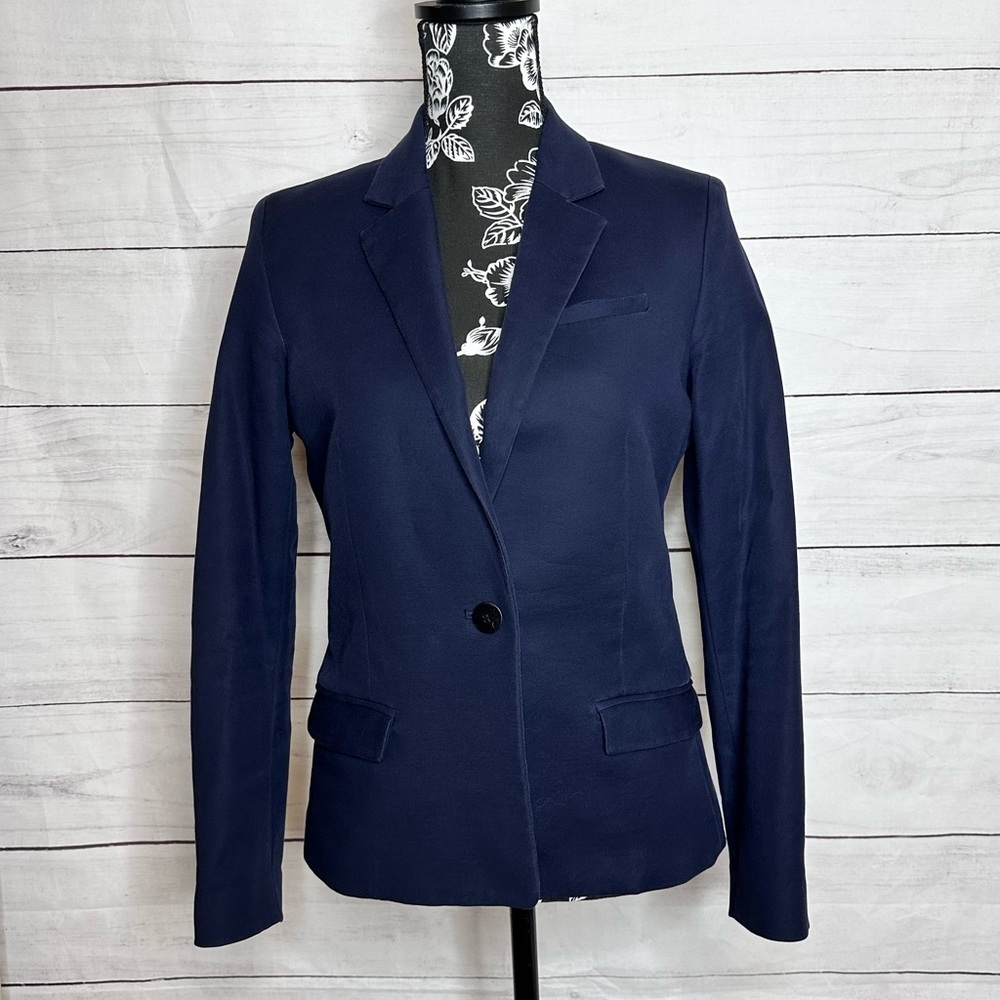 Mango Basic One Button Suit Size 4 - image 1